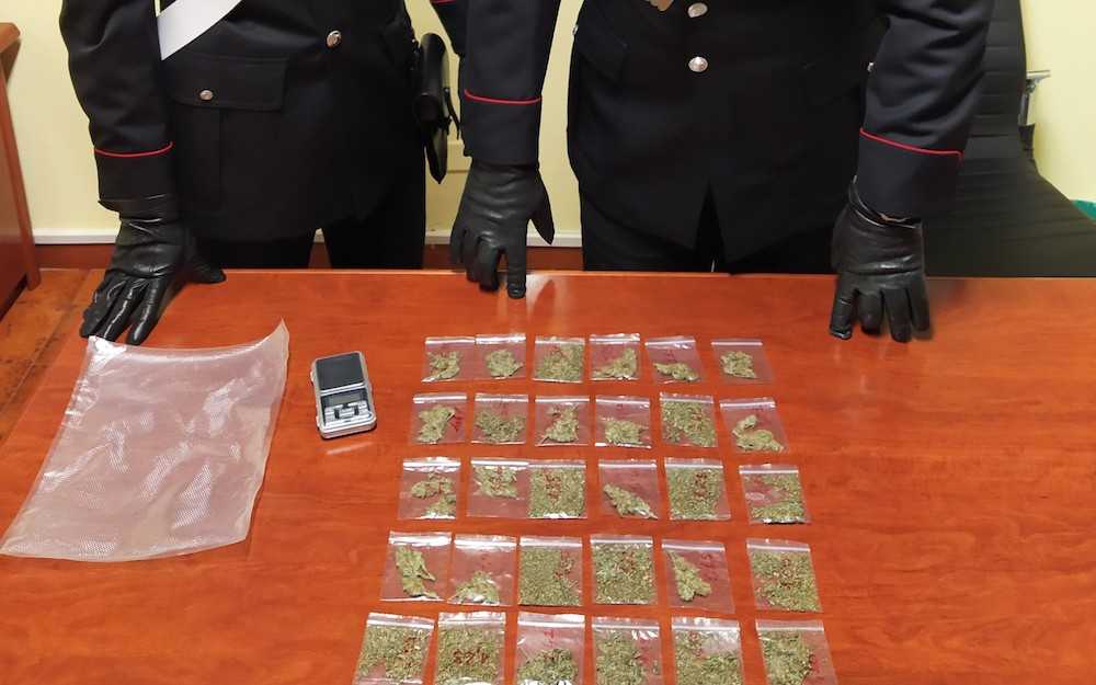 2020_10_24 COLLEFFERRO - La droga sequestrata dai Carabinieri di Labico