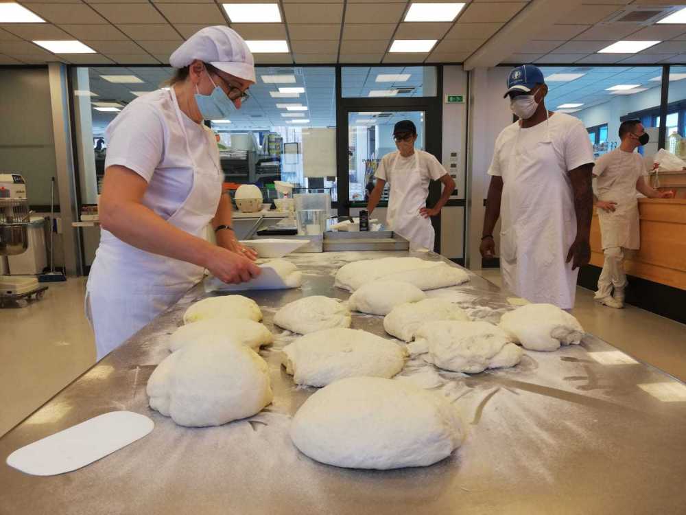 Corso per panificatore di CNA Sostenibile - Lezione in laboratorio 2