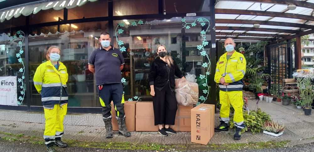 Coperte bagnate al rifugio Amore Randagio di Cerveteri: la Prociv ne dona di nuove