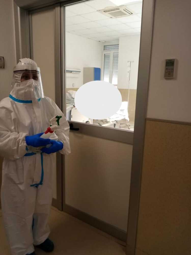 corridoio ospedale tamponi covid coronavirus san paolo civitavecchia 3