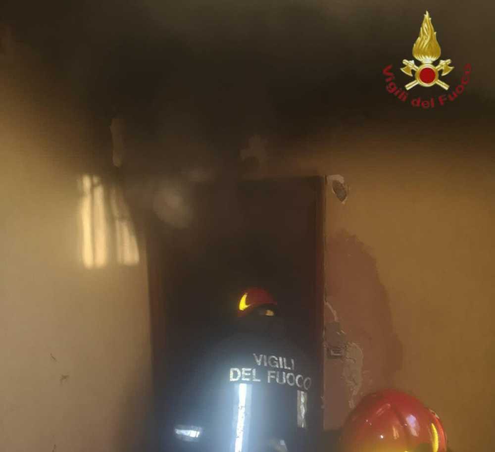 incendio via casilina