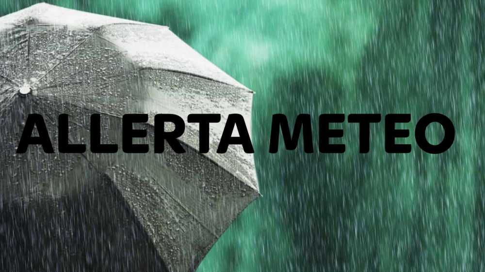 Allerta meteo per temporali