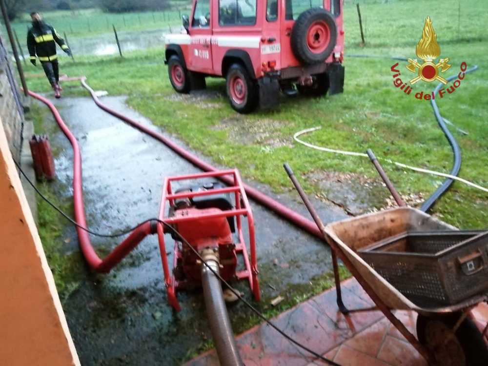 allagamento bracciano vvf vigili fuoco pompieri 1