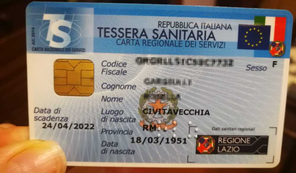 tessera sanitaria 1 tessera sanitaria