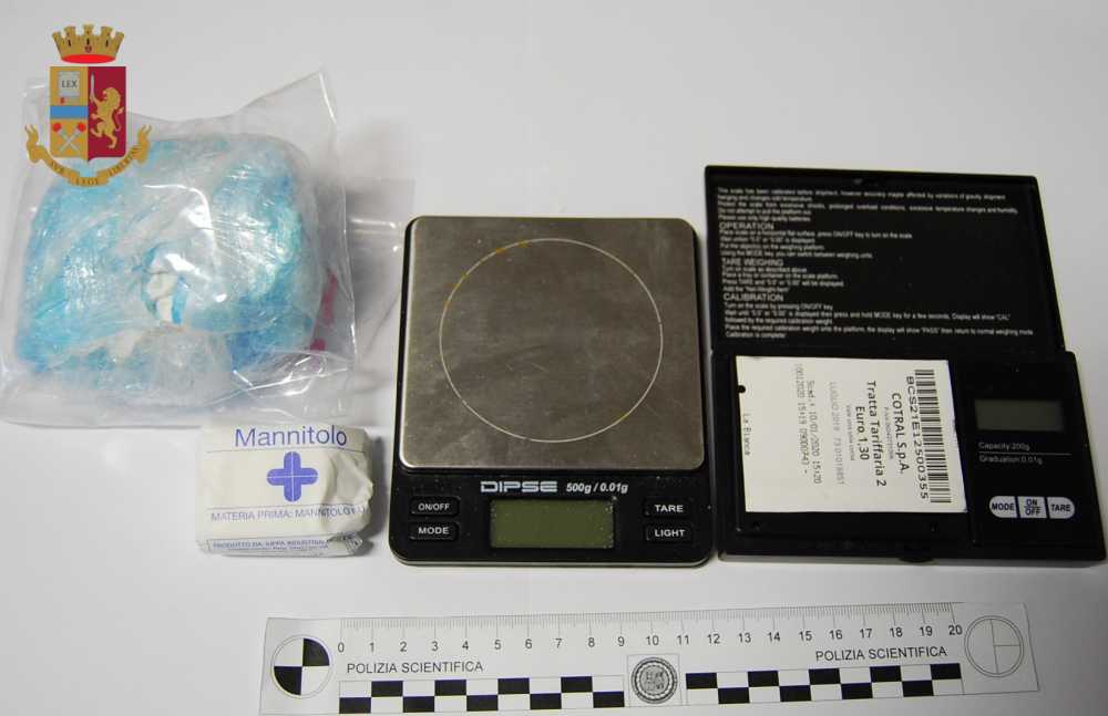 Civitavecchia droga polizia