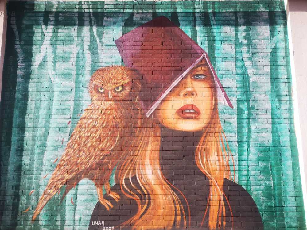 murales cerveteri La chiave dei sogni di Monica Marra