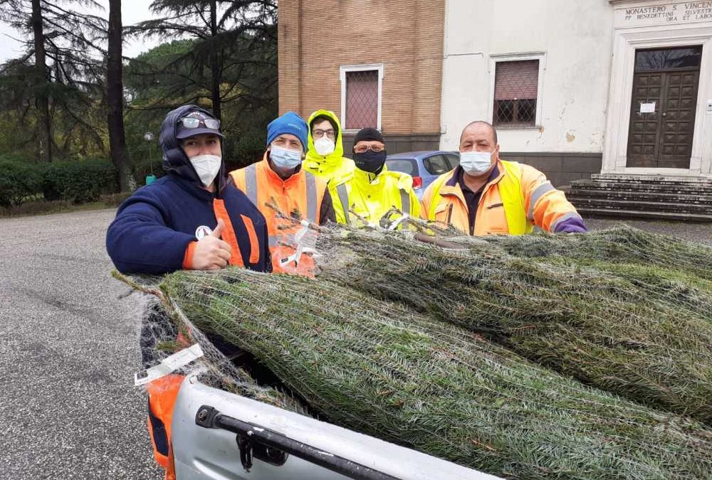 L’Avab odv Bracciano dona e pianta 12 alberi al monastero di san Vincenzo a Bassano