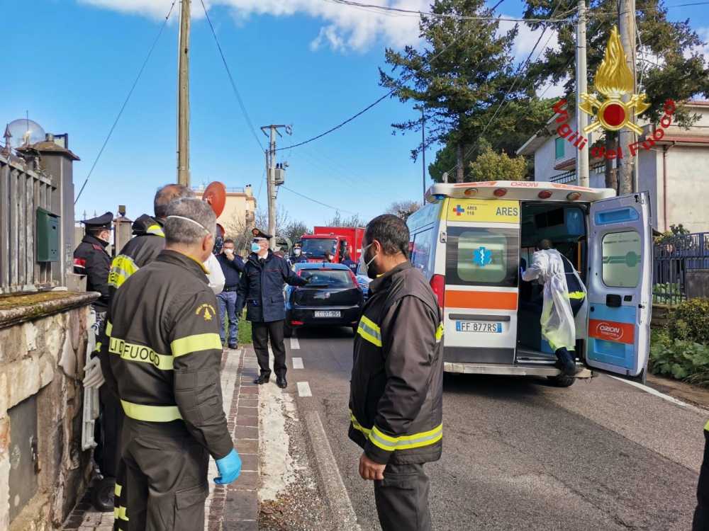 casa riposo lanuvio vvf vigili fuoco pompieri