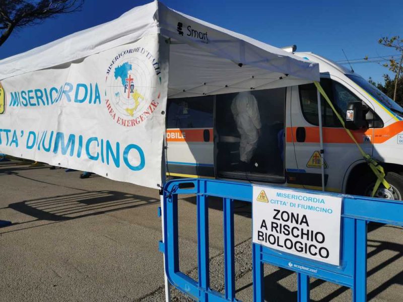 drive in tamponi palidoro covid