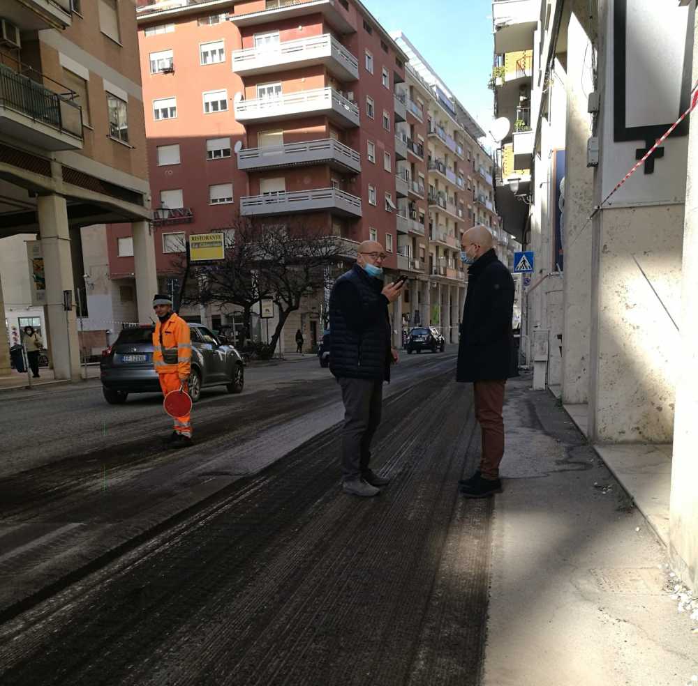 lavori civitavecchia corso marconi