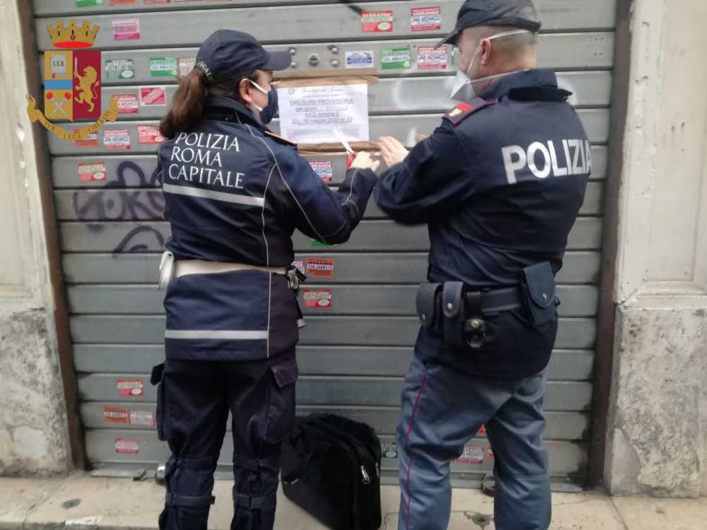 roma capitale polizia sigilli