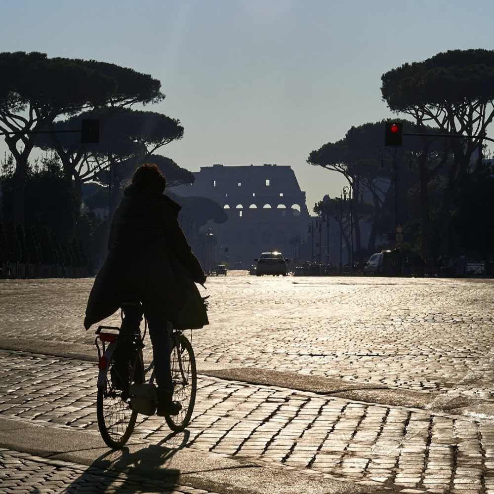 blocco traffico roma