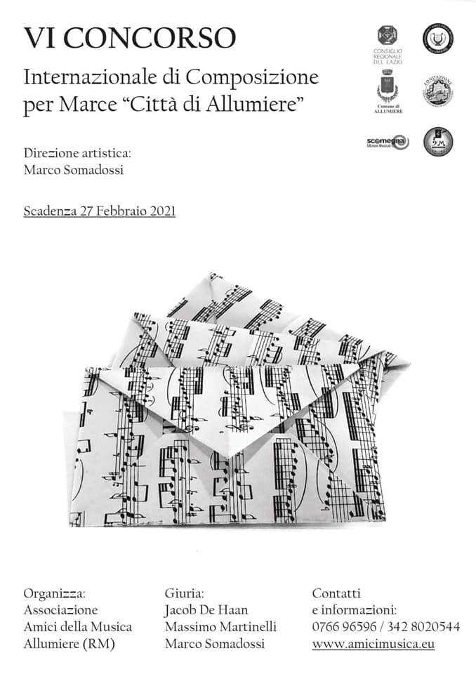 IV Concorso Città di Allumiere IV Concorso Città di Allumiere