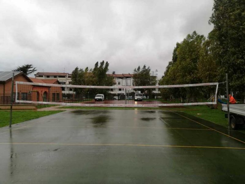 campo pallavolo parco borsellino cerenova campo mare