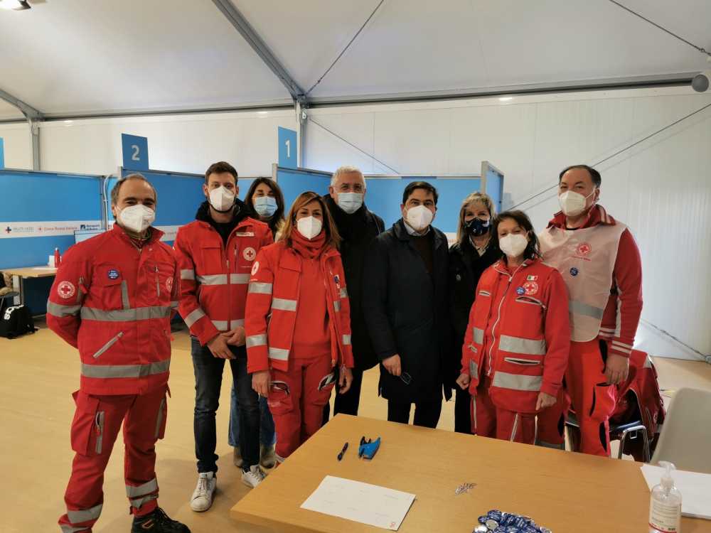 d'amato centro vaccinale hub fiumicino quintavalle