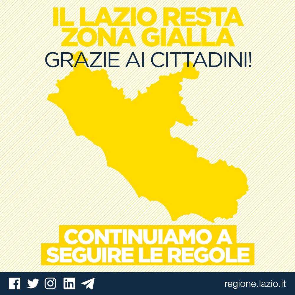 lazio zona gialla