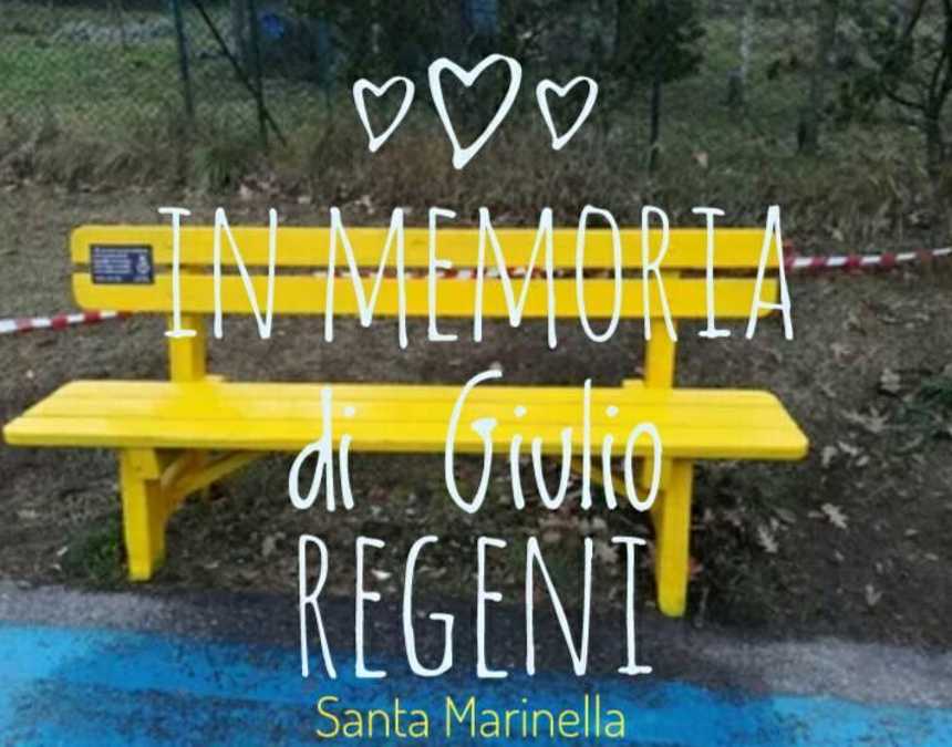 panchina gialla regeni santa marinella panchina gialla regeni santa marinella