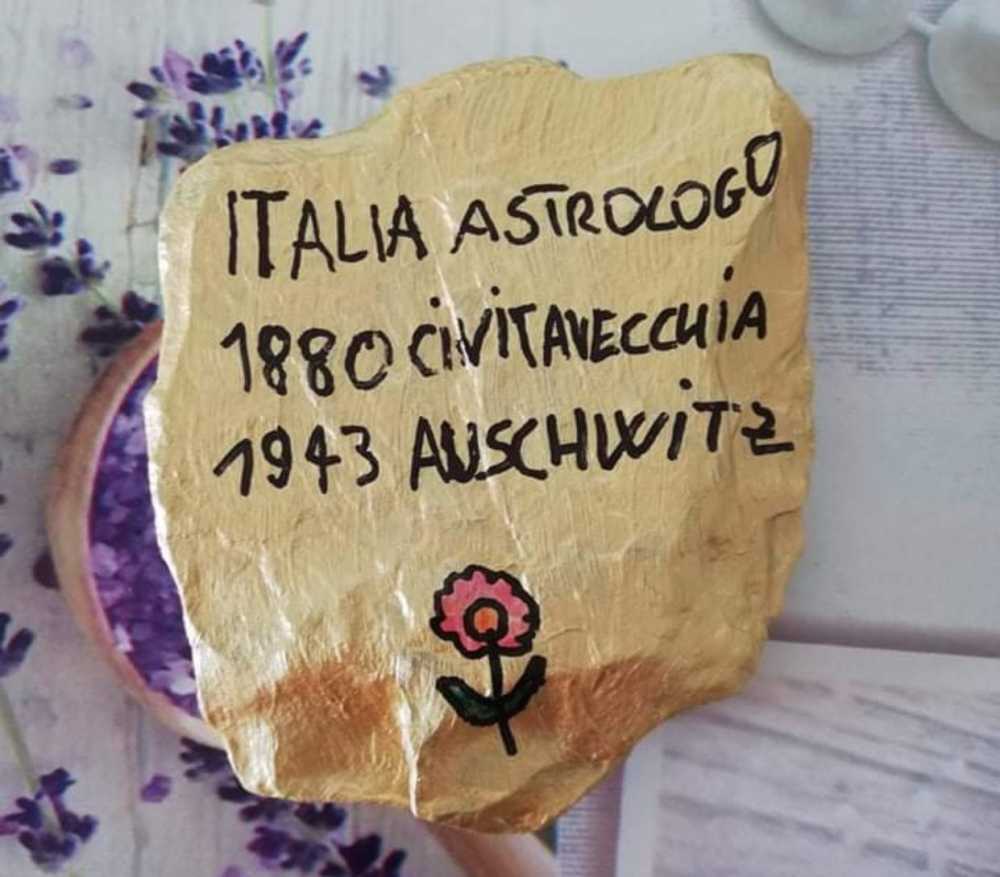 pietra inciampo astrologo di veroli bimbi