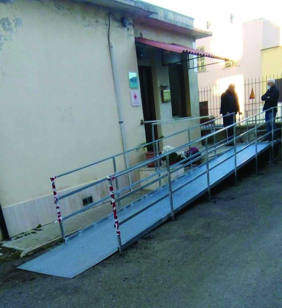 rampa disabili associazione diabetici civitavecchia