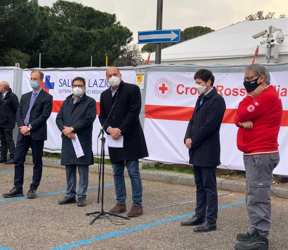 Inaugurazione termini regione vaccini