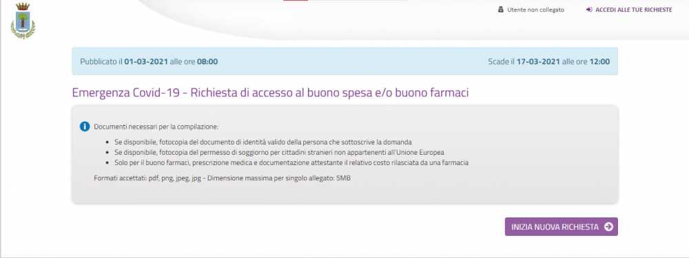 buoni spesa farmaci civitavecchia