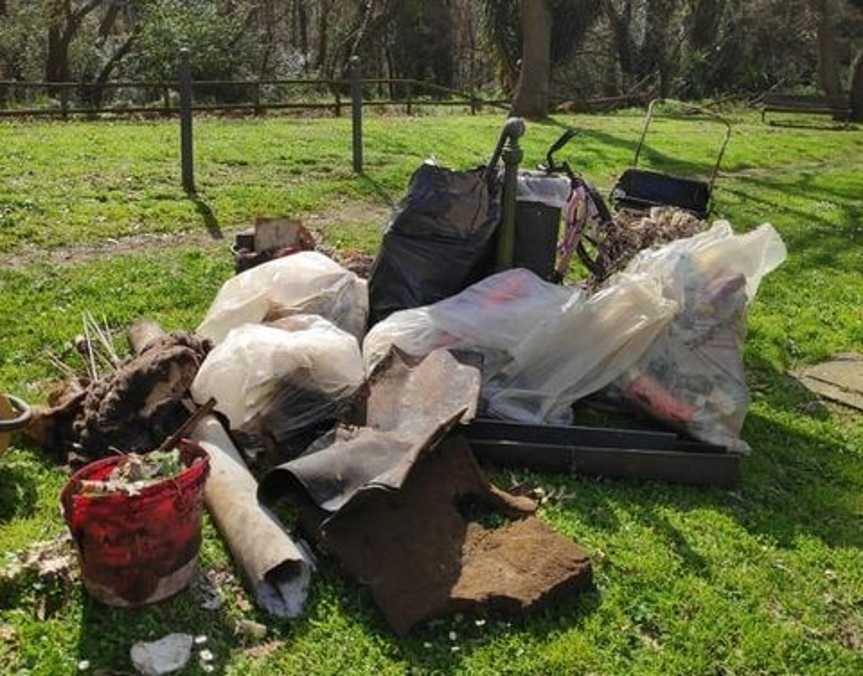 rifiuti raccolti valcanneto