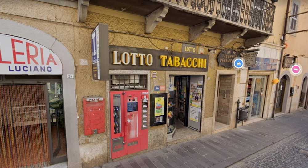 tabacchi bracciano vincita superenalotto