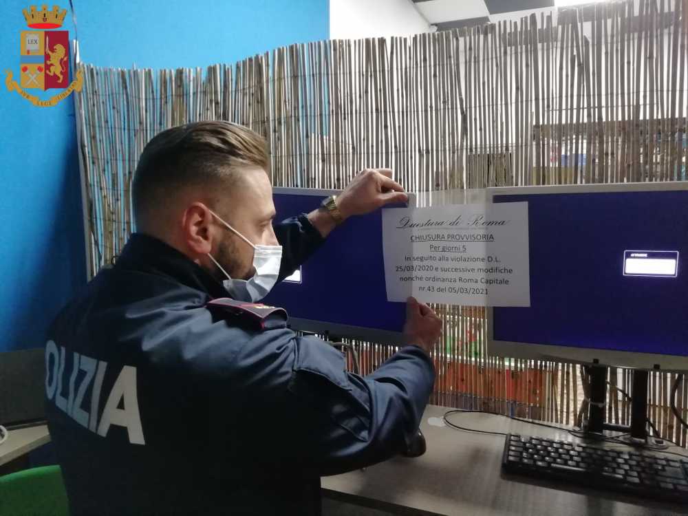 polizia sigilli pc computer