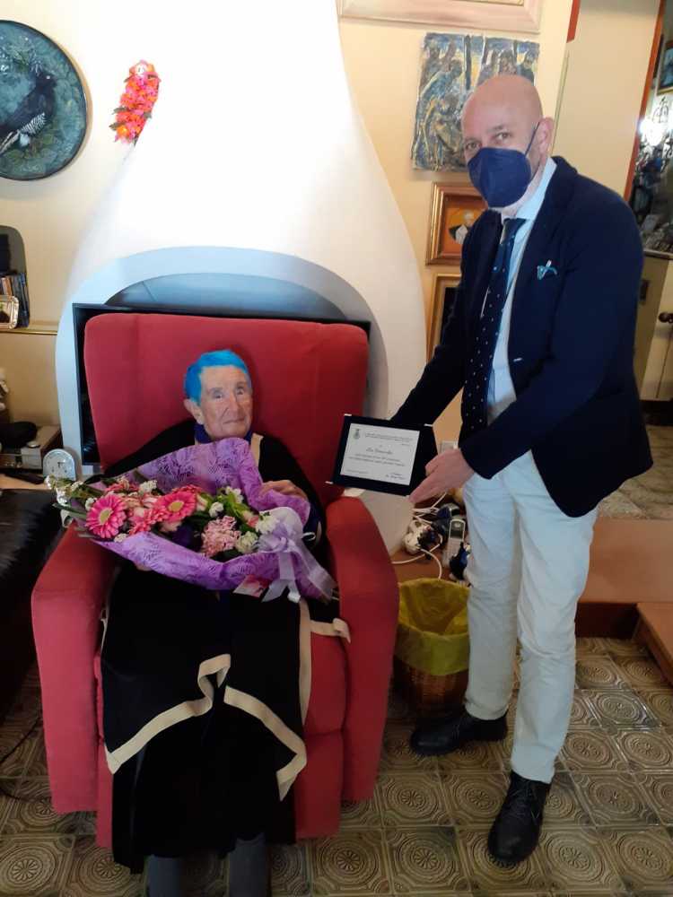 lea bernardini centenaria civitavecchia