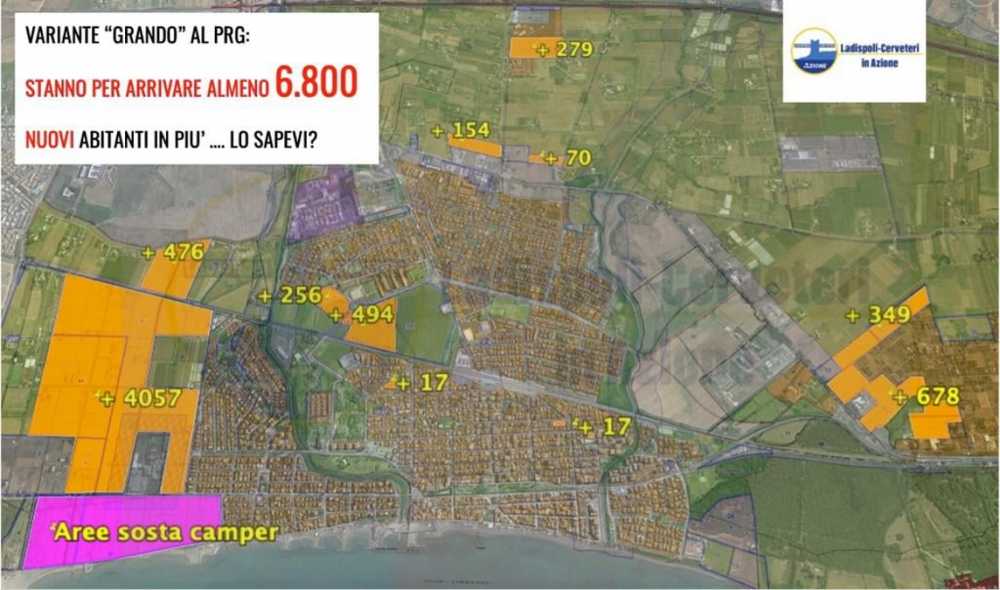 variante prg ladispoli azione