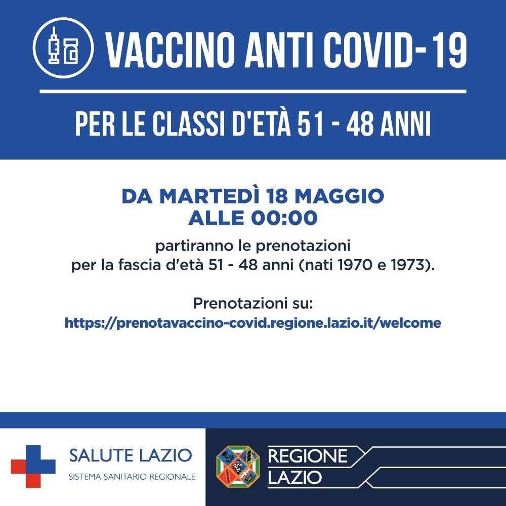 vaccini lazio