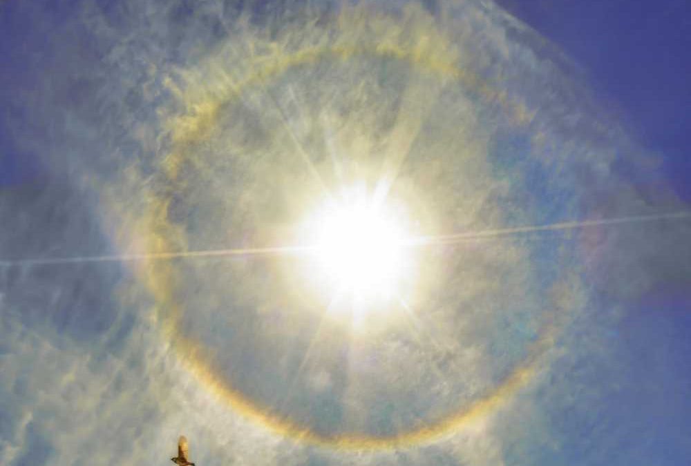 Alone solare, la foto è mozzafiato