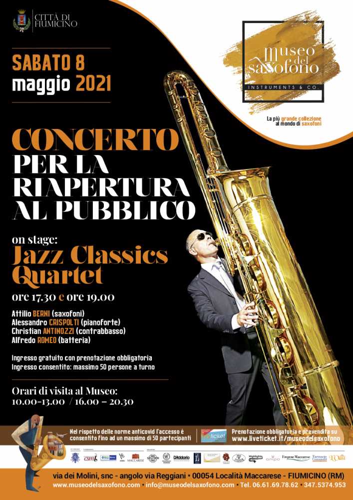 Museo del Saxofono evento riapertura