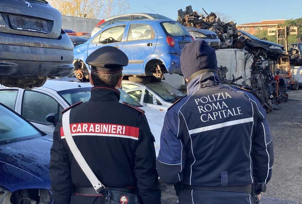 Autodemolitori, Roma Capitale intima dismissione e ripristino dei luoghi a 21 ditte abusive