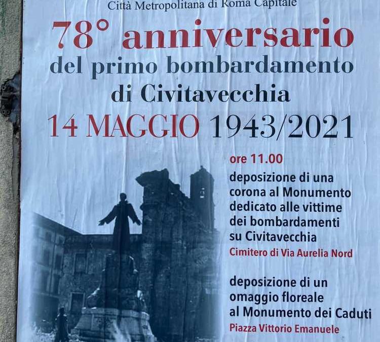Bombardamento a Civitavecchia, appello del Comitato 14 Maggio per il 78esimo anniversario