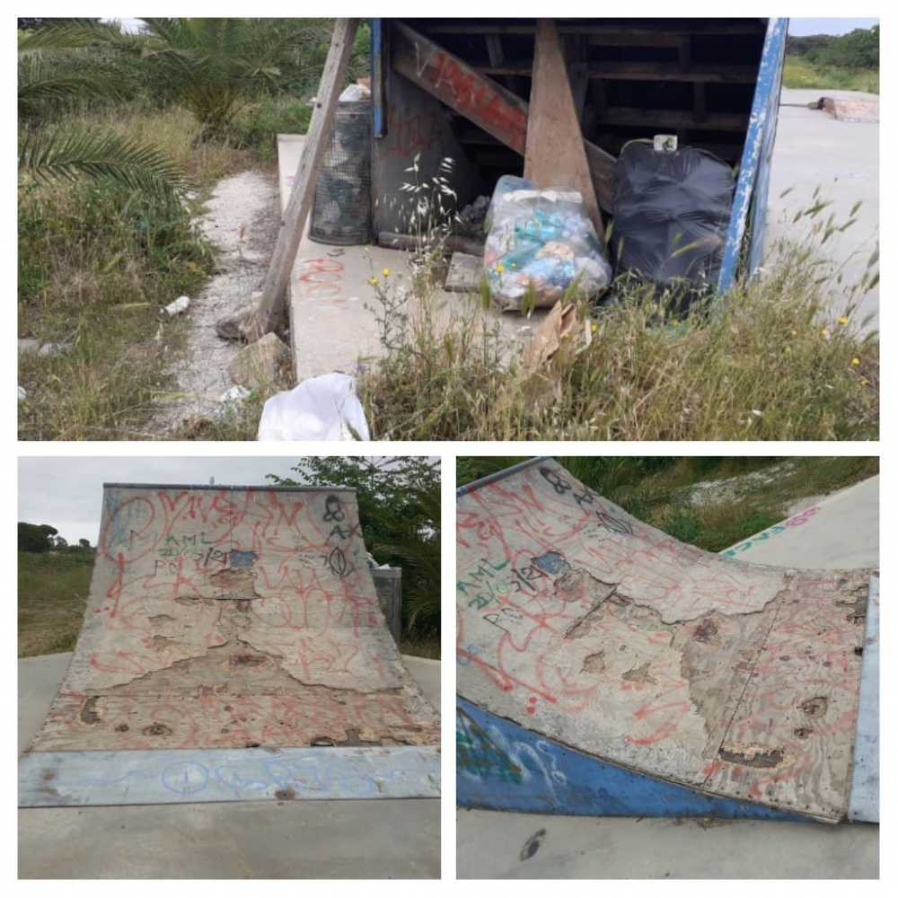 degrado pista skate ladispoli