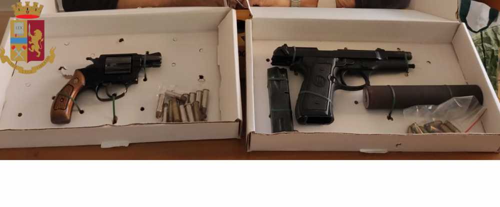pistola polizia Primavalle