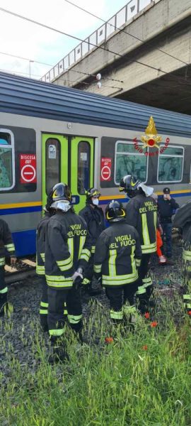 pompieri vvf vigili fuoco tiburtina uomo investito