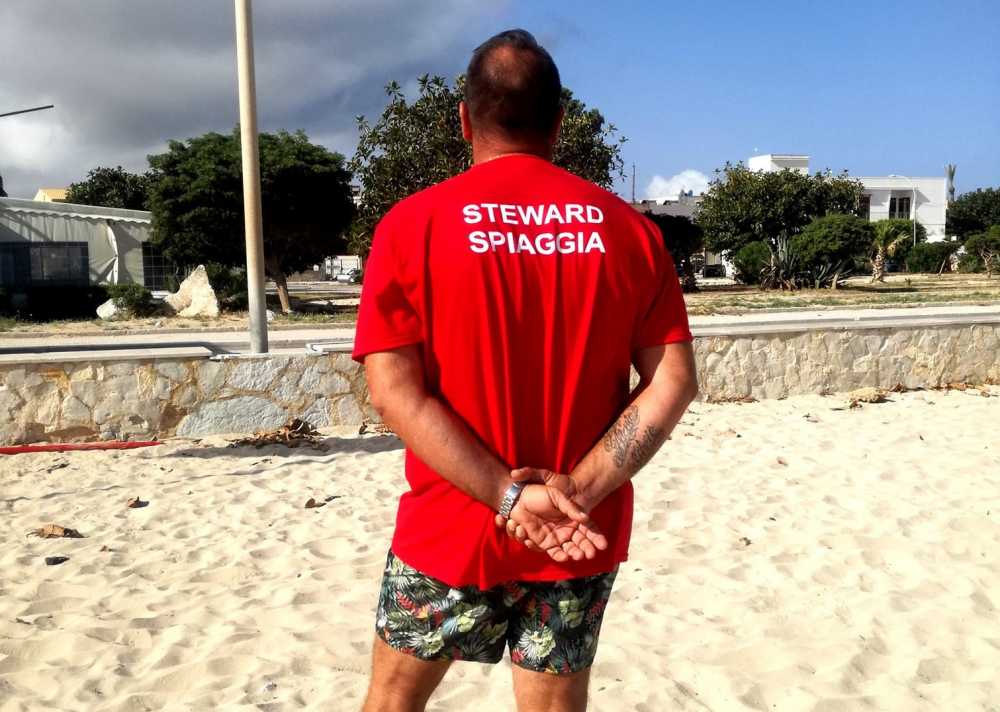 steward spiaggia