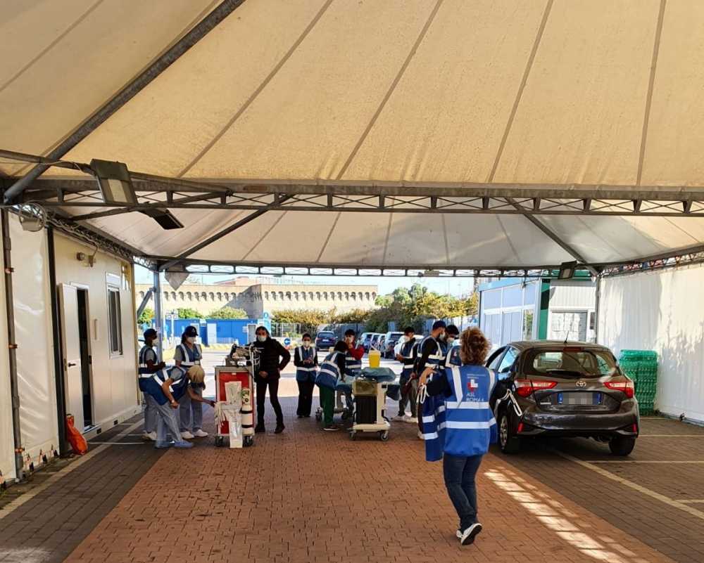 vaccini civitavecchia hub drive in 1