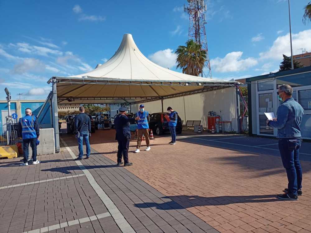 vaccini civitavecchia hub drive in 1