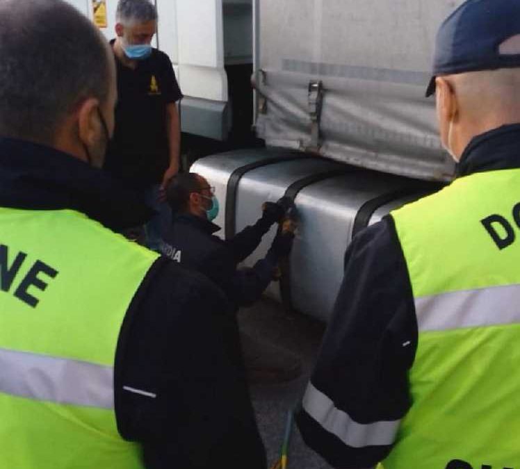 Due quintali di marijuana sequestrati al porto di Civitavecchia