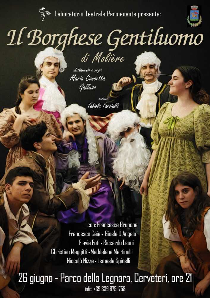 il borghese gentiluomo legnara cerveteri il borghese gentiluomo legnara cerveteri