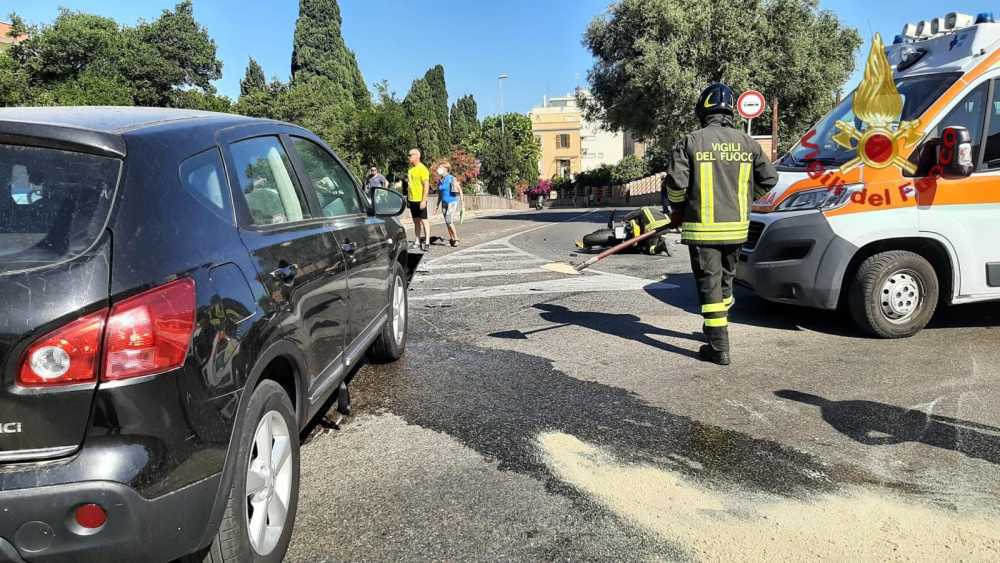 incidente ponte quattro porte vvf vigili fuoco pompieri incidente ponte quattro porte vvf vigili fuoco pompieri