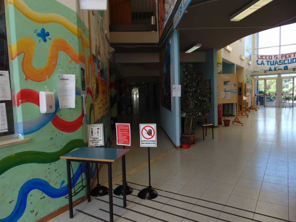 liceo pertini interni sanificazione