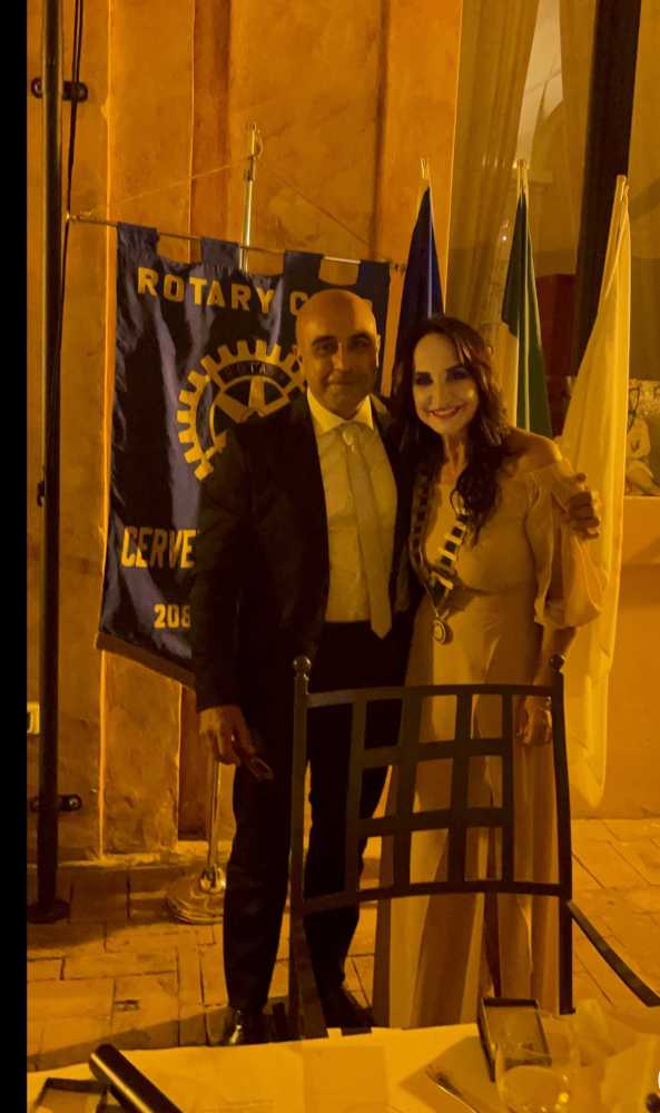 Luca Zappadoro e il nuovo presidente Margherita Frappa Luca Zappadoro e il nuovo presidente Margherita Frappa