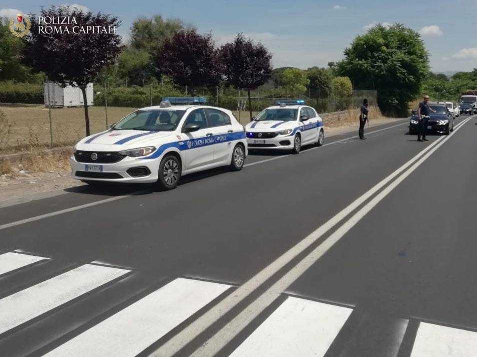 Luogo incidente Polizia Locale Roma Capitale