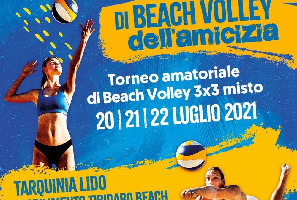 Da domani a Tarquinia Lido il torneo di beach volley dell’Amicizia