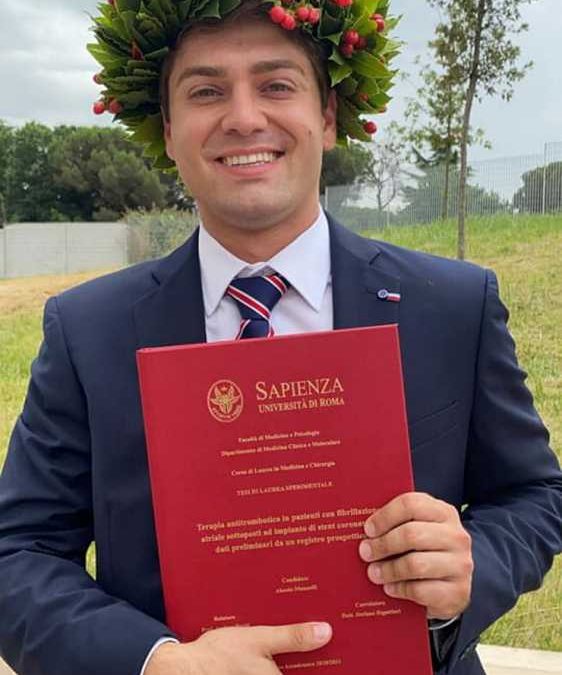 La Cri Santa Severa si complimenta con il dottor Alessio Manuelli: laurea con il massimo dei voti