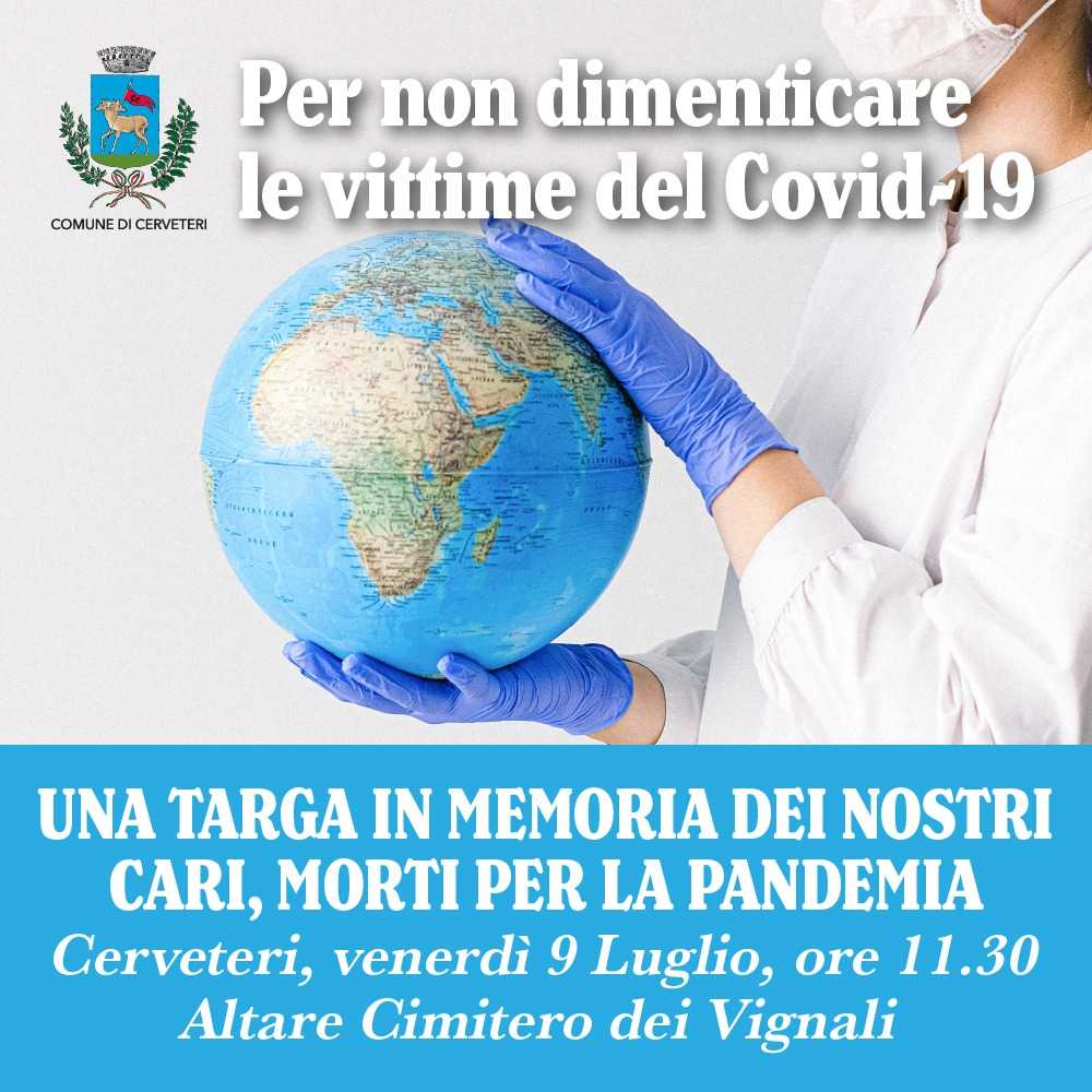 cerveteri targa morti per il covid-19 cerveteri targa morti per il covid-19